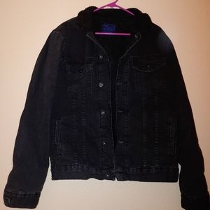 Zara Fleece Denim Jacket